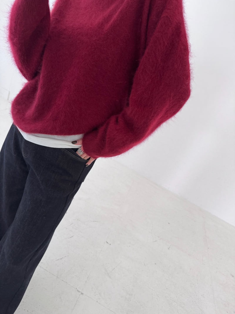 Neroli36 - Korean Women Fashion - #momslook - M Pocket Wide Denim Pants - 11