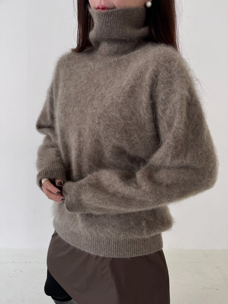 Neroli36 - Korean Women Fashion - #momslook - M Wool Box Turtleneck Knit - 7