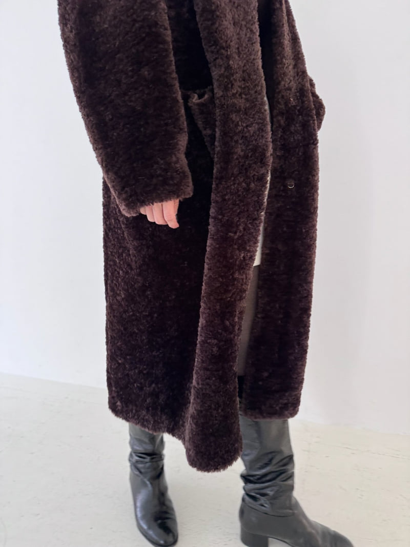 Neroli36 - Korean Women Fashion - #womensfashion - M Maxi Fleece Coat - 11