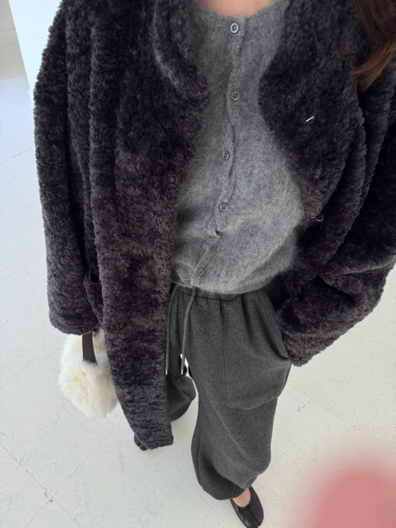 Neroli36 - Korean Women Fashion - #womensfashion - M Maxi Fleece Coat - 7
