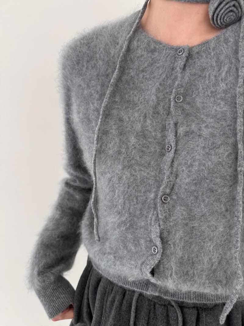 Neroli36 - Korean Women Fashion - #womensfashion - M Rose Choker Set Knit - 10