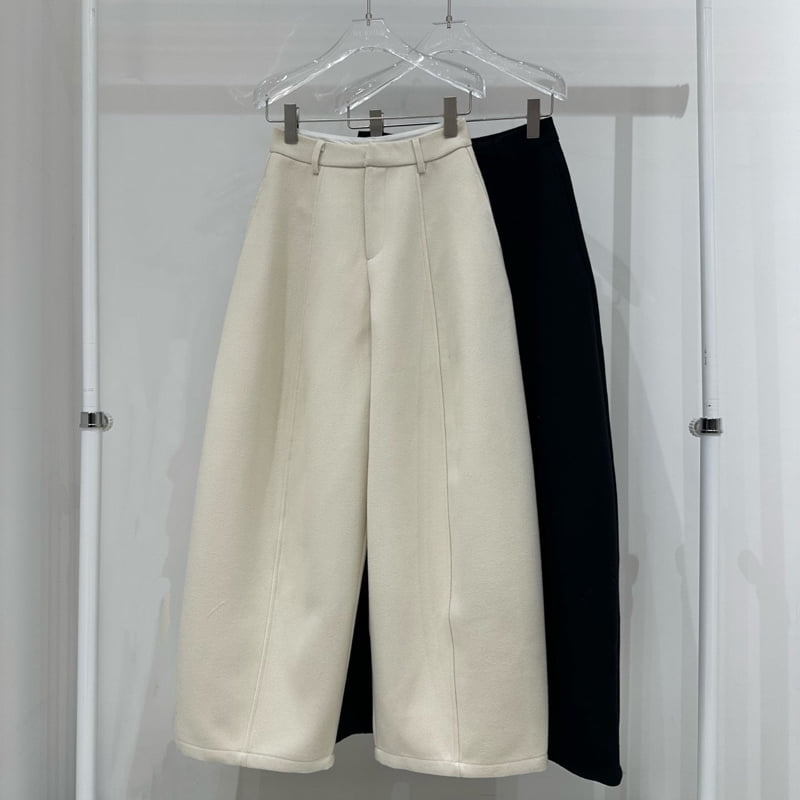 Neroli36 - Korean Women Fashion - #womensfashion - M Wool Curved Pants