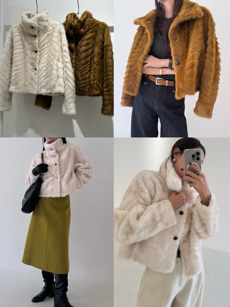 Neroli36 - Korean Women Fashion - #momslook - M Faux Soft Jacket - 4