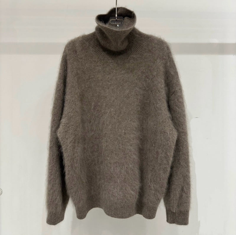 Neroli36 - Korean Women Fashion - #womensfashion - M Wool Box Turtleneck Knit - 2