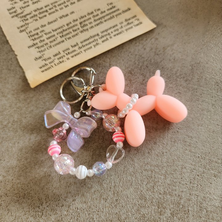 Newerly - Korean Women Fashion - #shopsmall - Pearl Poodle Keyring - 2
