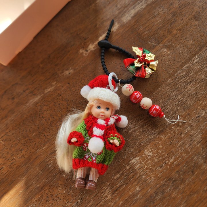 Newerly - Korean Women Fashion - #vintagekidsstyle - Christmas Baby Doll Keyring - 2