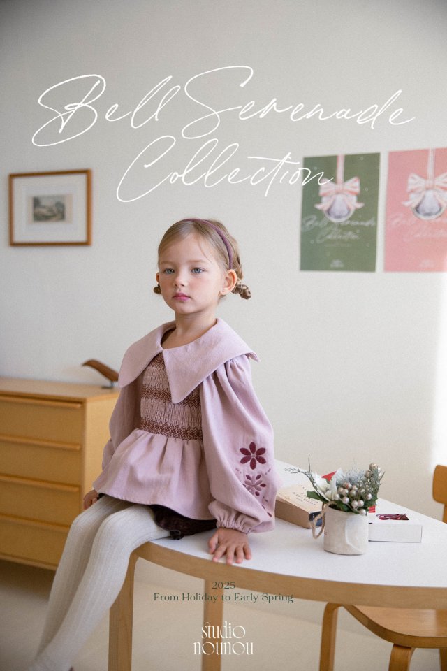 Nounou - Korean Children Fashion - #childofig - Embroidered Pippi Blouse - 7