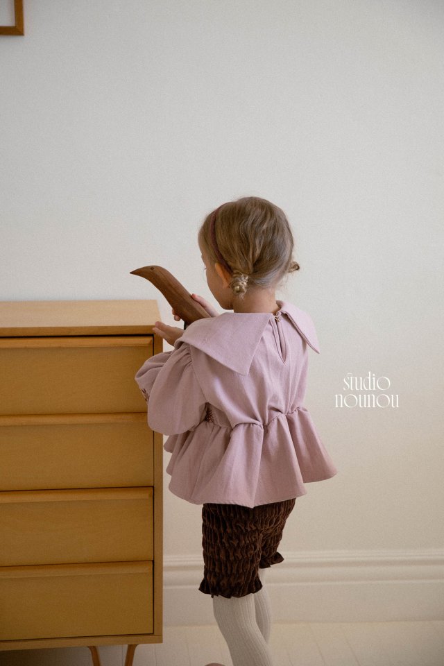 Nounou - Korean Children Fashion - #childrensboutique - Embroidered Pippi Blouse - 8