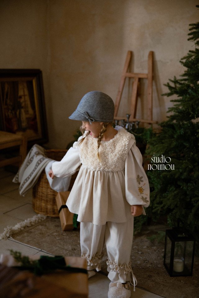 Nounou - Korean Children Fashion - #discoveringself - Embroidered Pippi Blouse - 10