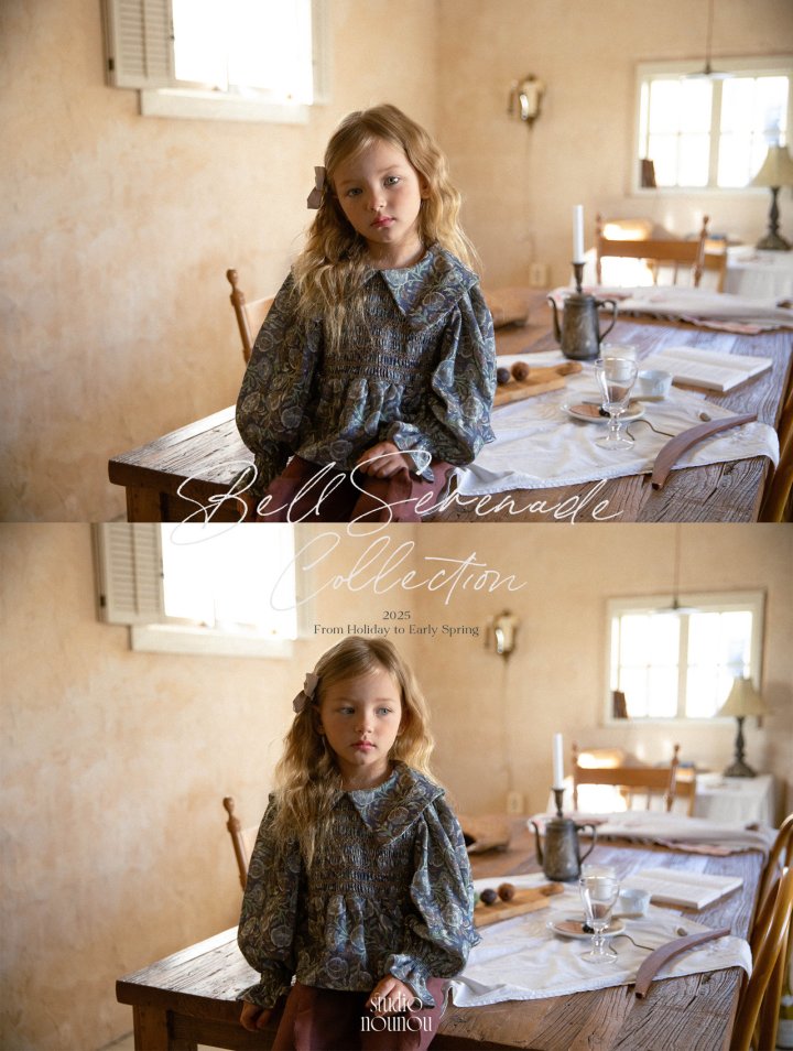 Nounou - Korean Children Fashion - #discoveringself - Printed Pippi Blouse - 7