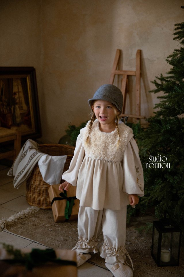 Nounou - Korean Children Fashion - #fashionkids - Teddy Soft Vest - 6