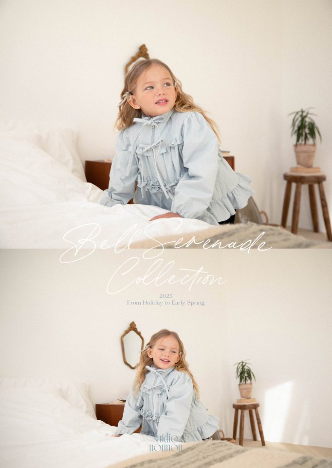 Nounou - Korean Children Fashion - #littlefashionista - Ribbon Jacket - 2
