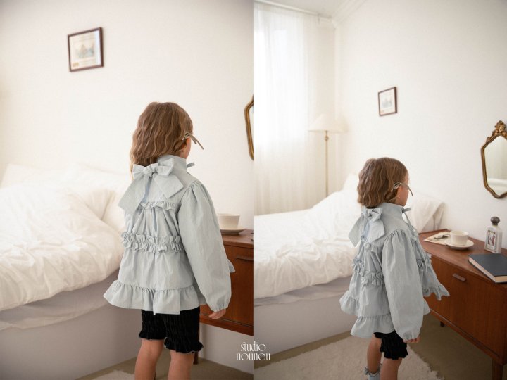 Nounou - Korean Children Fashion - #prettylittlegirls - Ribbon Jacket - 5
