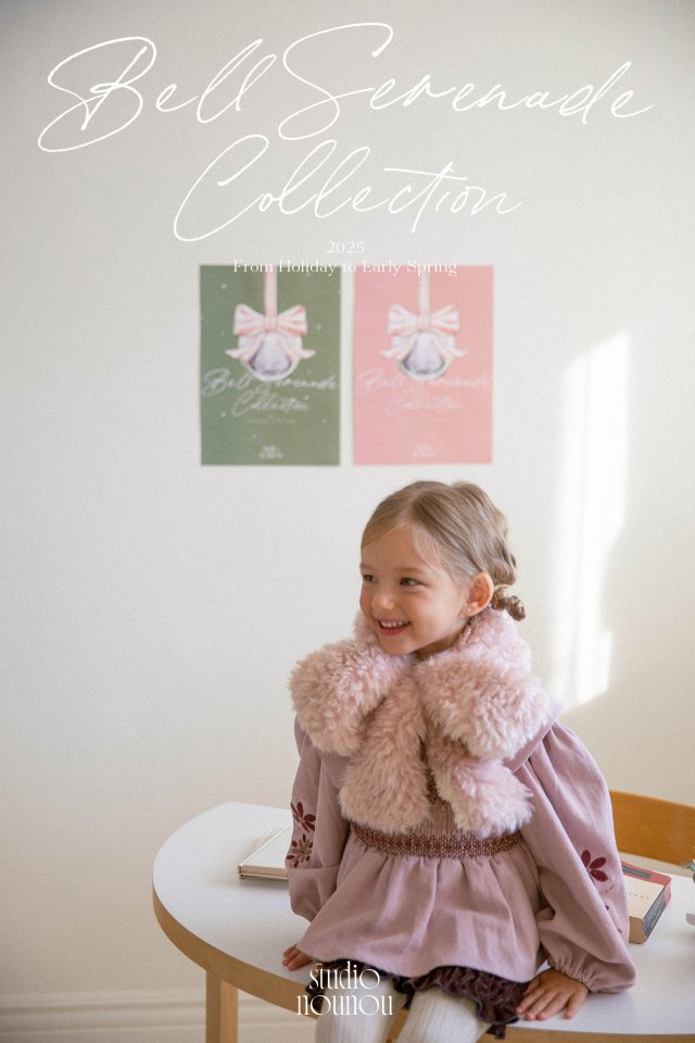 Nounou - Korean Children Fashion - #prettylittlegirls - Teddy Soft Muffler - 3