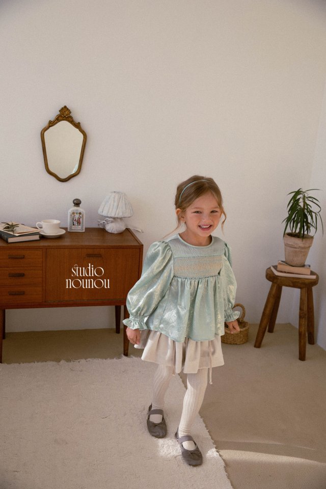 Nounou - Korean Children Fashion - #toddlerclothing - Star Blouse - 3