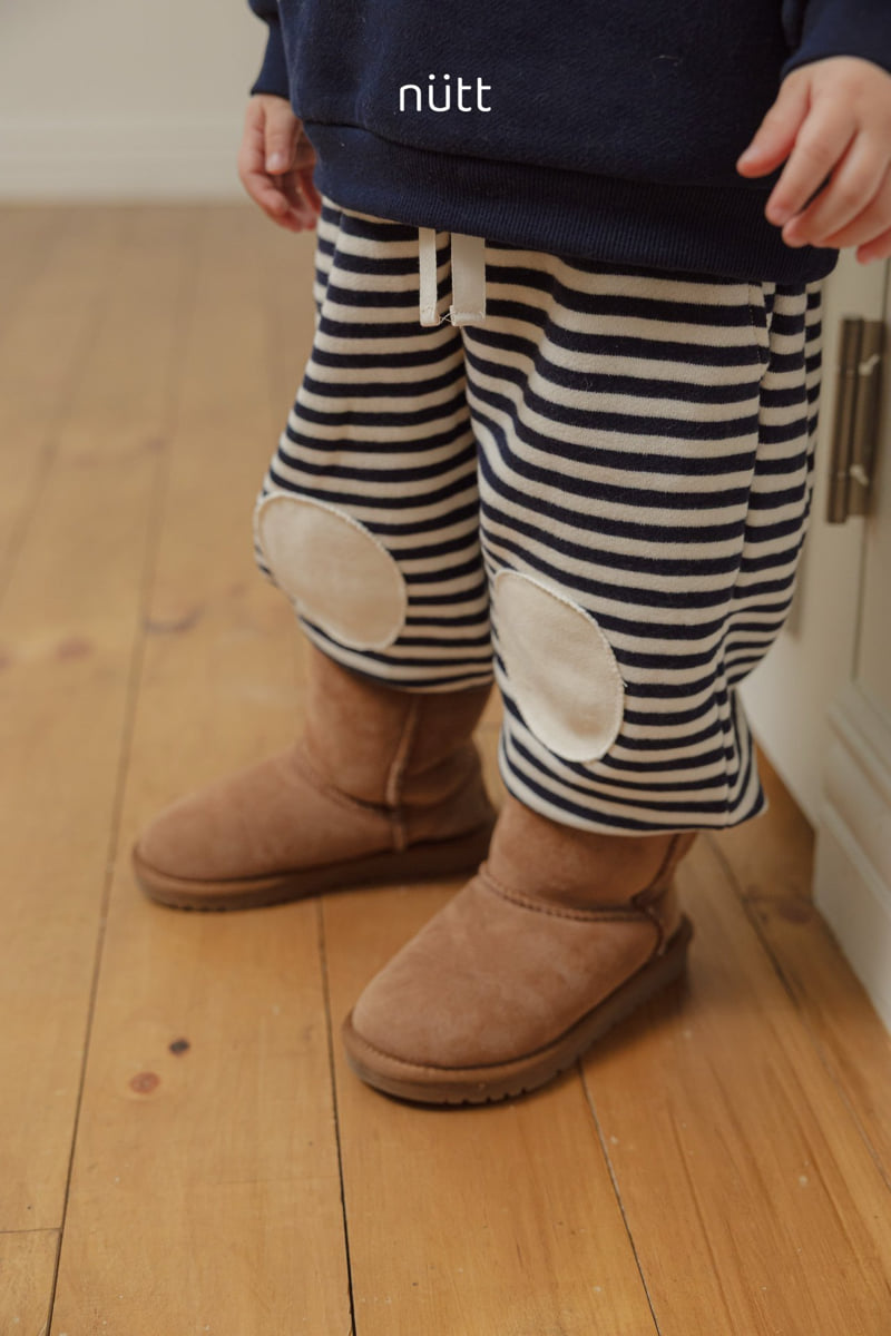 Nutt - Korean Baby Fashion - #babyootd - Dandan Round Patch Pants - 2
