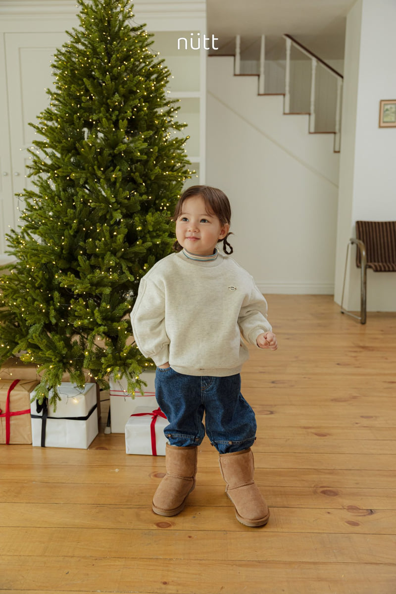 Nutt - Korean Baby Fashion - #onlinebabyboutique - Bagel Pintuck Sweatshirt - 2