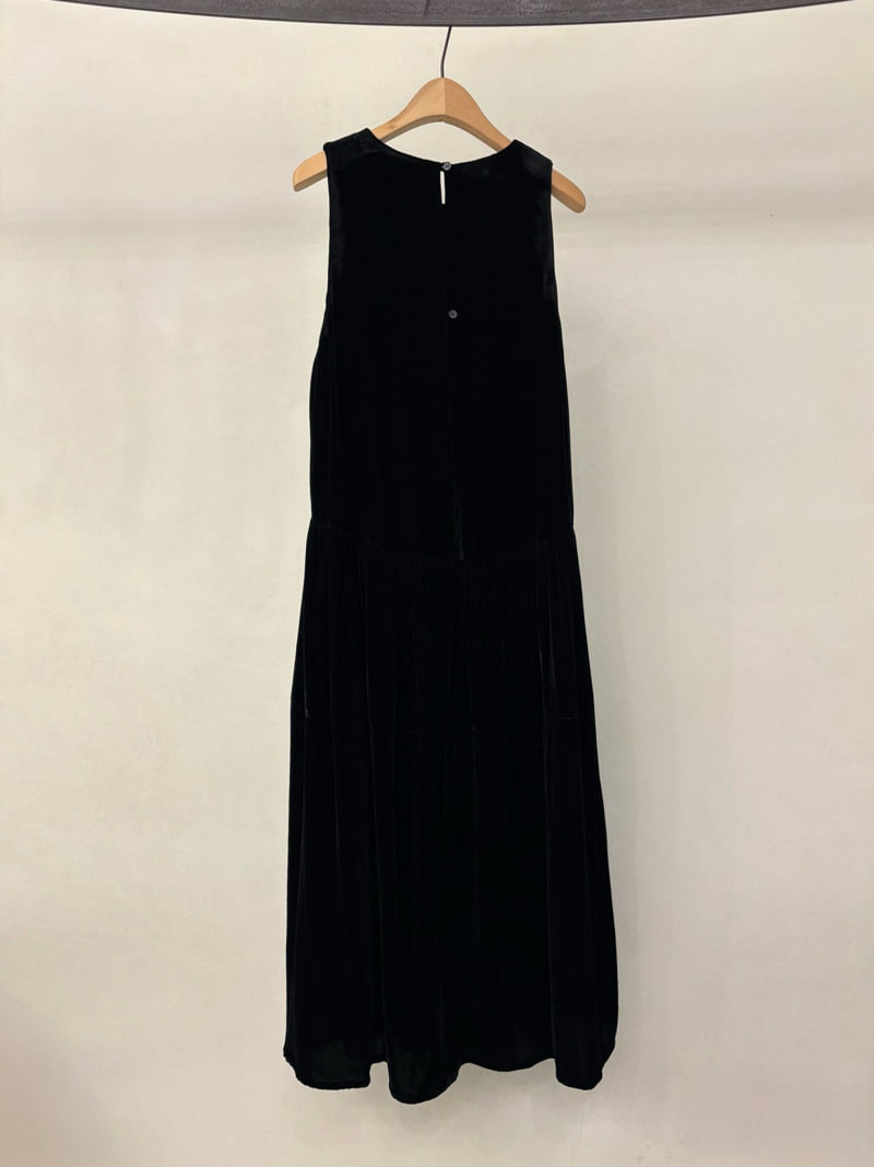 Ohao - Korean Women Fashion - #womensfashion - Velvet One-piece - 4