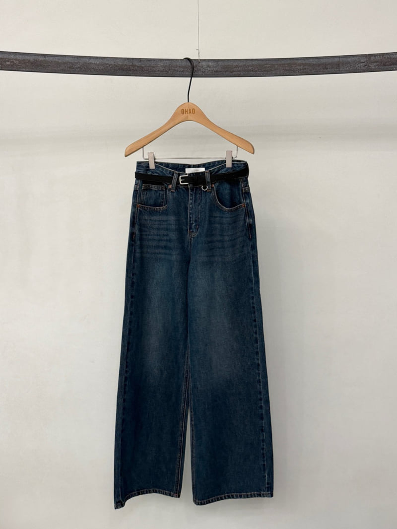 Ohao - Korean Women Fashion - #momslook - Kolrabi Denim Pants