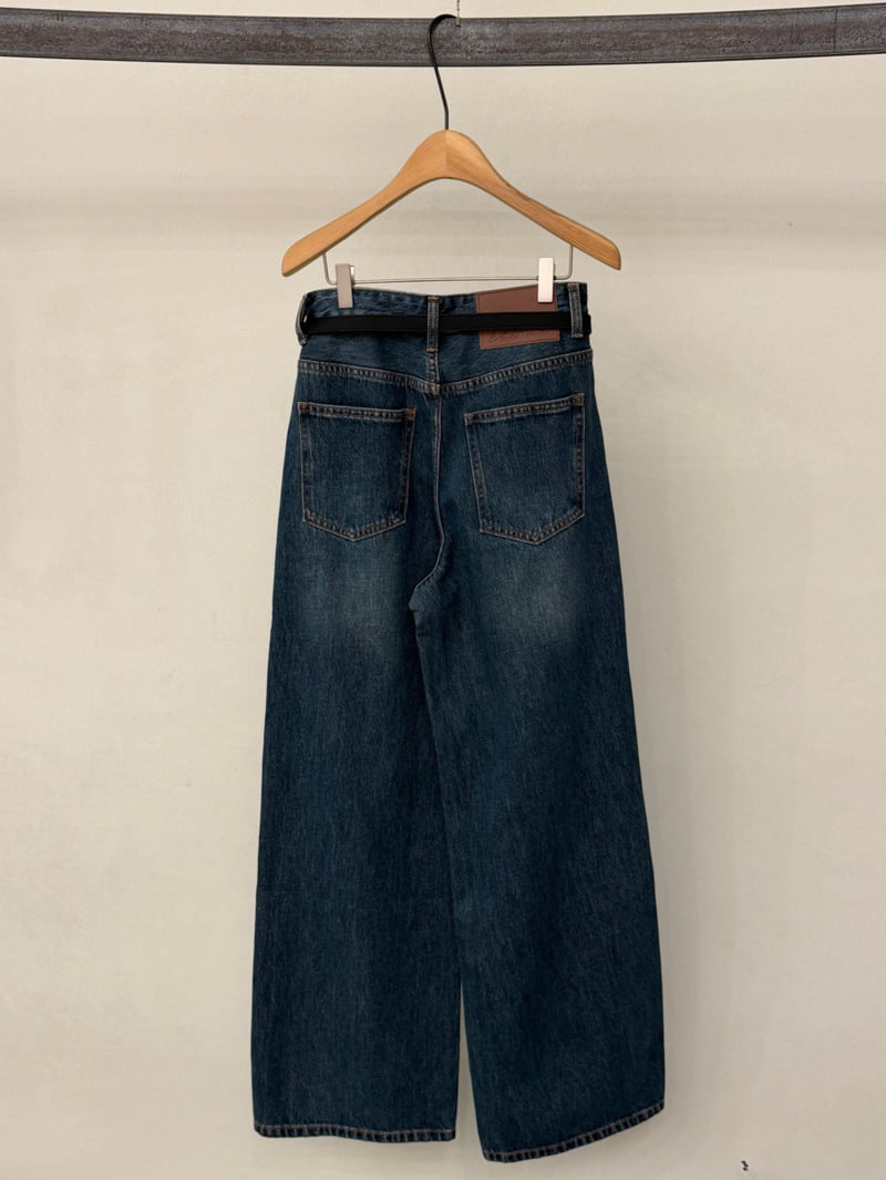 Ohao - Korean Women Fashion - #momslook - Kolrabi Denim Pants - 5