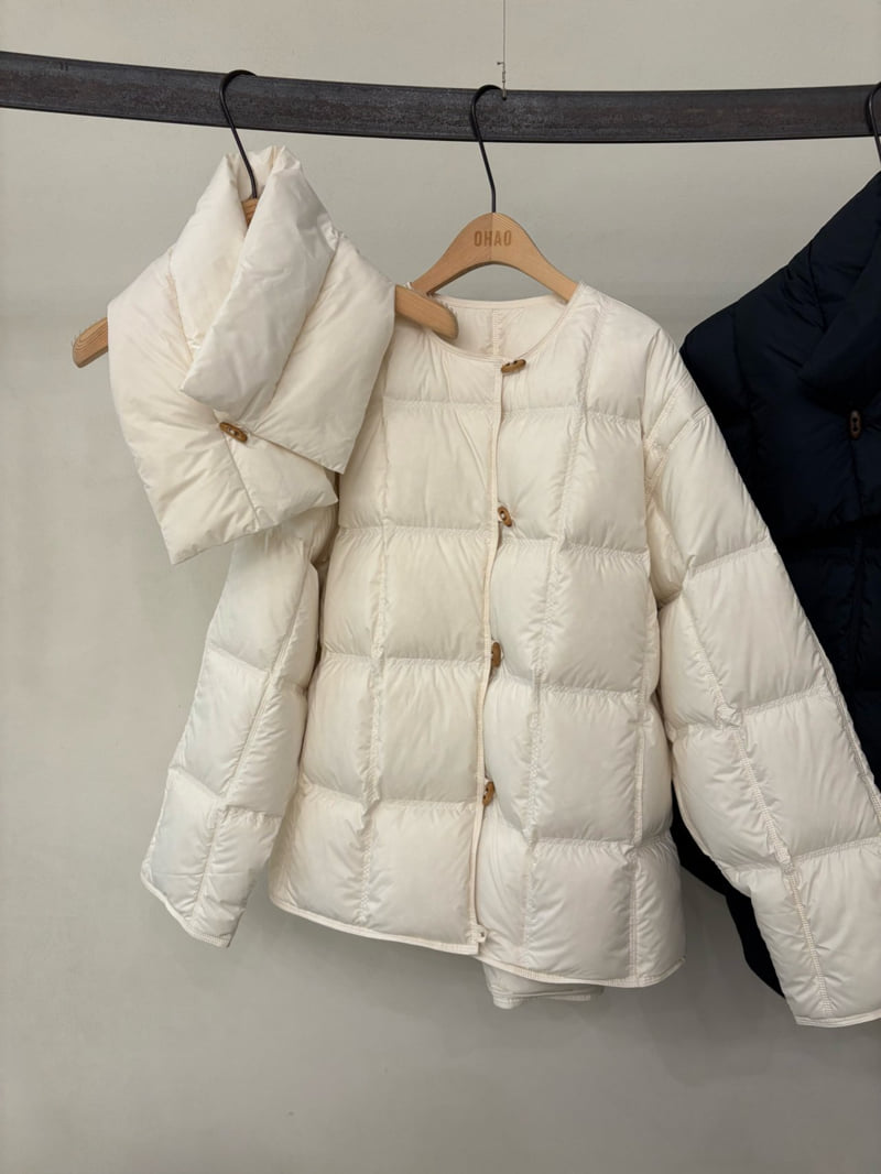 Ohao - Korean Women Fashion - #momslook - Toggle Padding Coat - 2