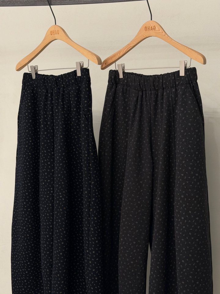 Ohao - Korean Women Fashion - #momslook - Flower Pants - 5