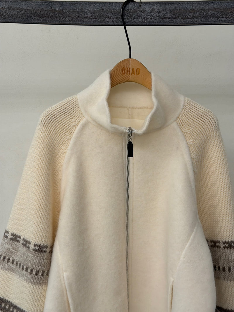 Ohao - Korean Women Fashion - #thelittlethings - Winter Felt Coat - 3