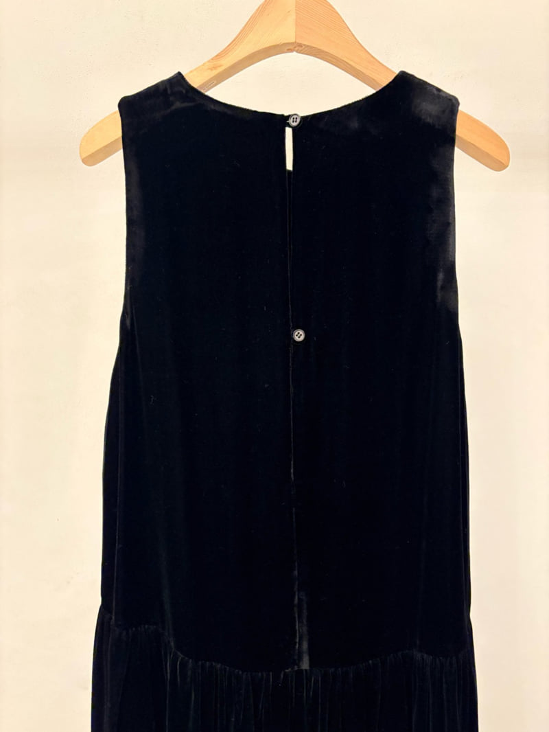 Ohao - Korean Women Fashion - #womensfashion - Velvet One-piece - 5