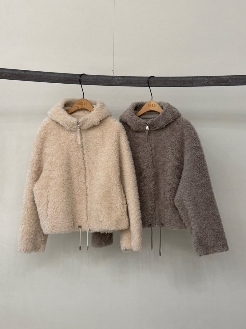 Ohao - Korean Women Fashion - #womensfashion - Overfit Shearling Jacket