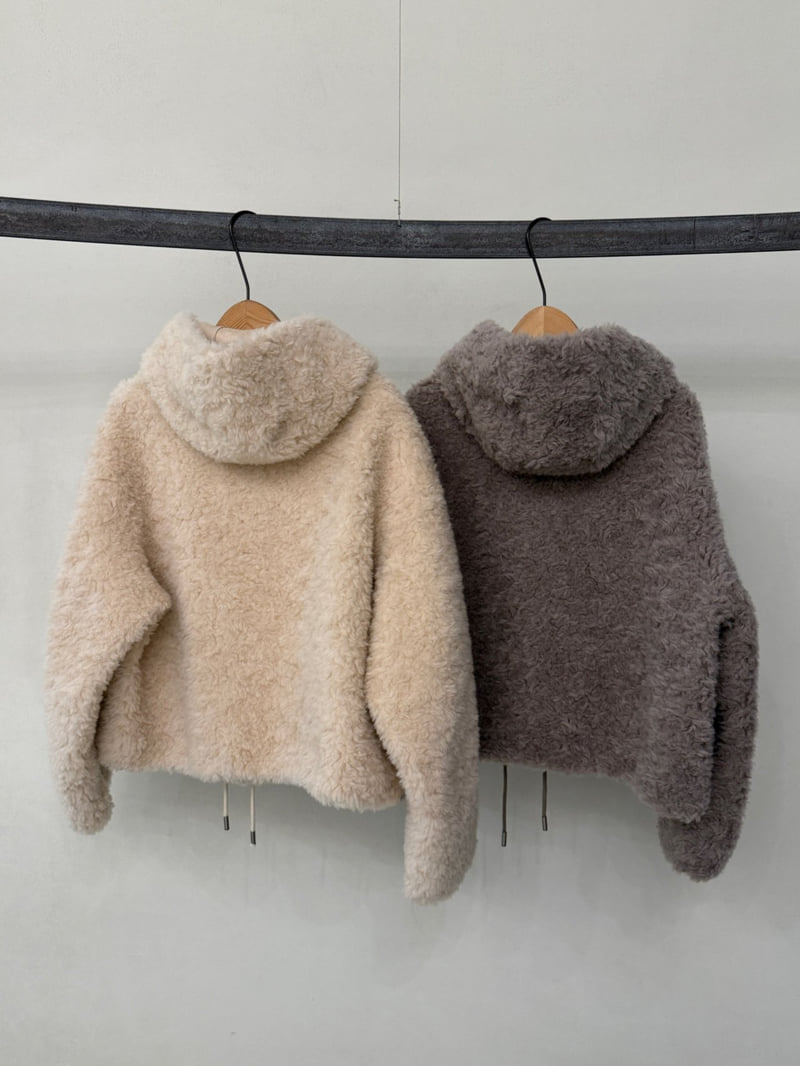 Ohao - Korean Women Fashion - #womensfashion - Overfit Shearling Jacket - 5