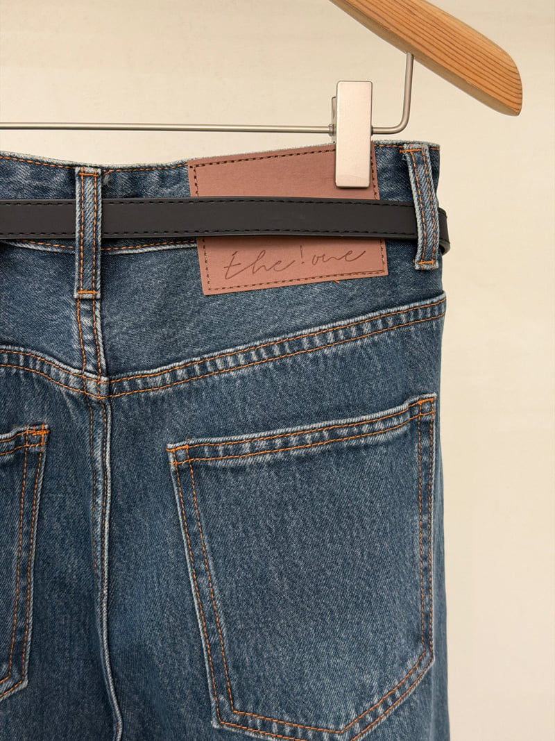 Ohao - Korean Women Fashion - #momslook - Kolrabi Denim Pants - 4