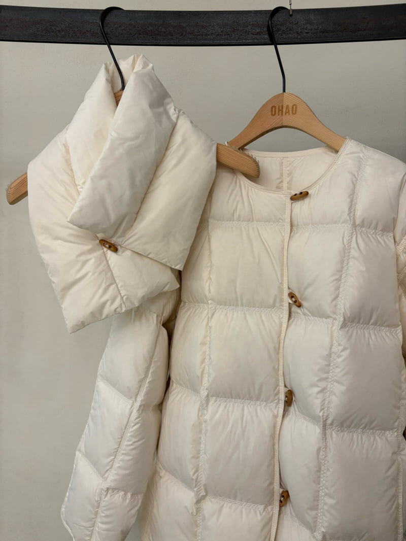 Ohao - Korean Women Fashion - #womensfashion - Toggle Padding Coat - 3