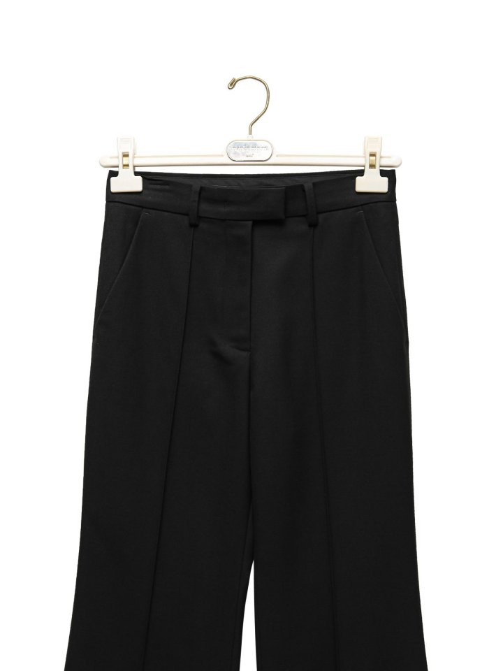 Paper Moon - Korean Women Fashion - #momslook - Front Crease Pintuck Flare Pants - 6