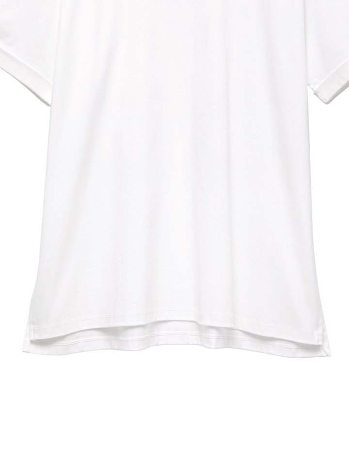 Paper Moon - Korean Women Fashion - #momslook - Premium Cotton Roll-Up Tee - 9