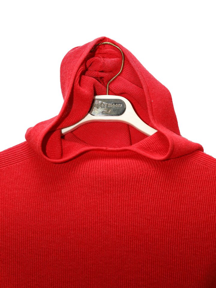 Paper Moon - Korean Women Fashion - #momslook - Whole Garment Hood Knit Top - 7
