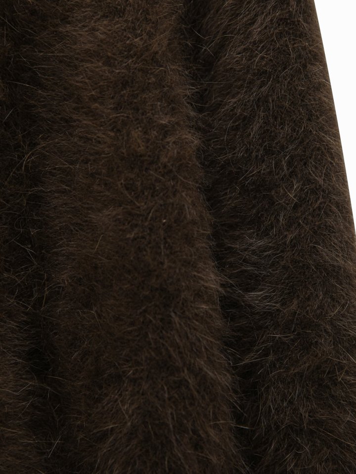 Paper Moon - Korean Women Fashion - #momslook - Luxe Mink Angora Knit Cardigan - 11