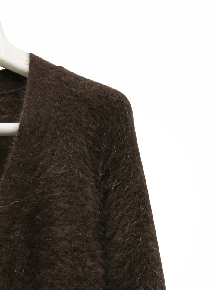 Paper Moon - Korean Women Fashion - #momslook - Luxe Mink Angora Knit Cardigan - 9