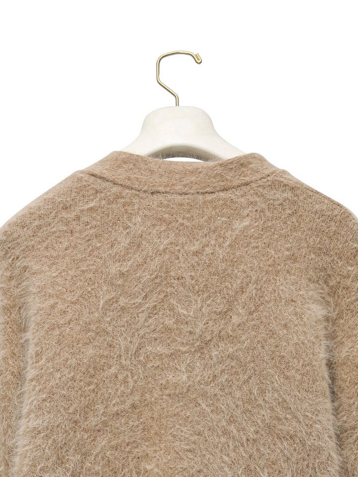 Paper Moon - Korean Women Fashion - #momslook - Luxe Mink Angora Knit Cardigan - 12