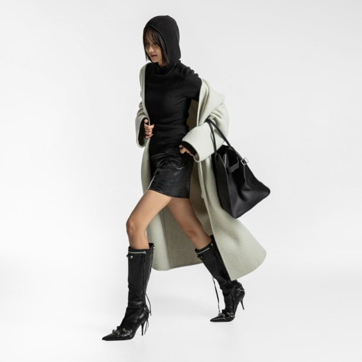 Paper Moon - Korean Women Fashion - #momslook - Luxe Suri Alpaca Fuzzy Handmade Robe Coat - 10