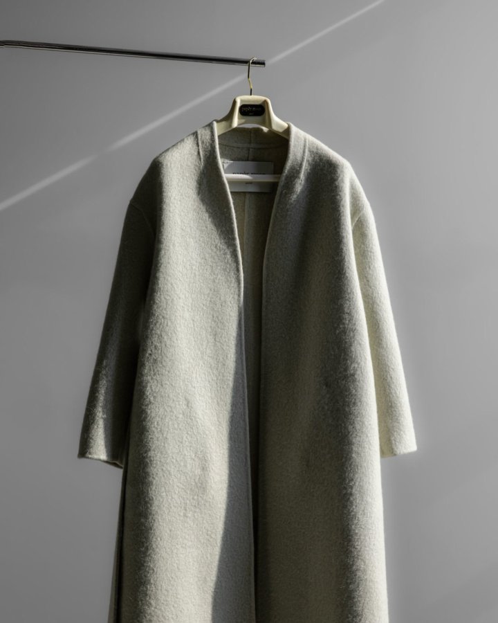 Paper Moon - Korean Women Fashion - #momslook - Luxe Suri Alpaca Fuzzy Handmade Robe Coat - 6
