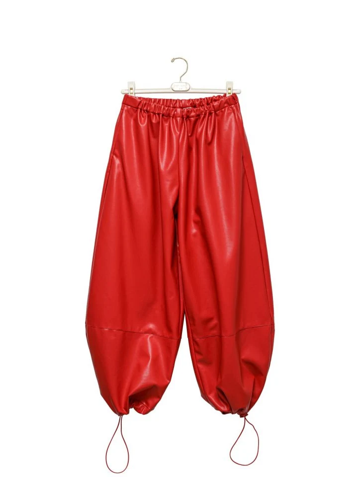 Paper Moon - Korean Women Fashion - #momslook - Vegan Volume Jogger Trousers - 8