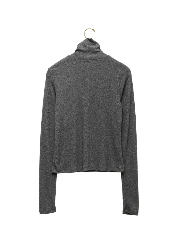 Paper Moon - Korean Women Fashion - #momslook - Soft Warm Texture Classic Turtleneck Tee - 3