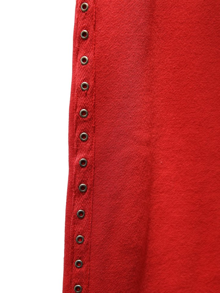 Paper Moon - Korean Women Fashion - #momslook - Oversized Eyelet Line Detail Sweat Wide Pants - 12