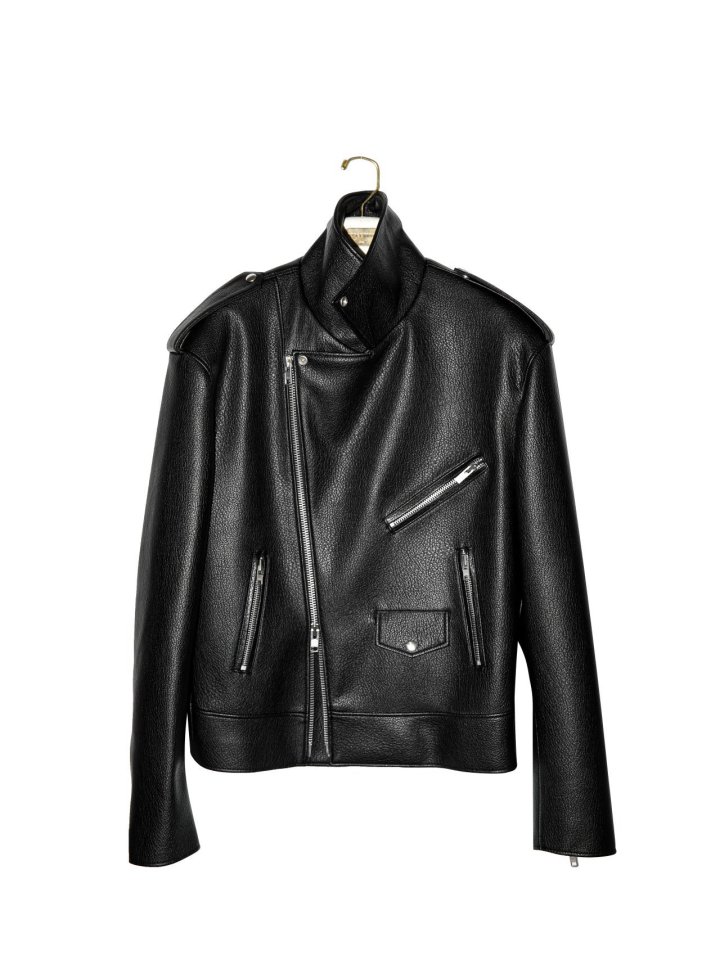 Paper Moon - Korean Women Fashion - #momslook - Oversized Chunky Zip Vegan Biker Jacket - 7