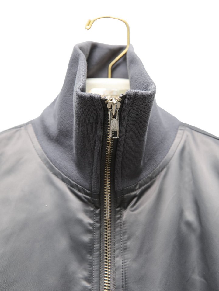 Paper Moon - Korean Women Fashion - #momslook - Oversized High Neck Padded Bomber Jacket - 10