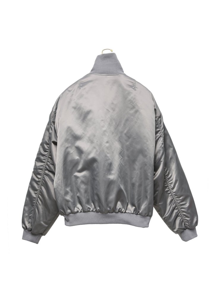 Paper Moon - Korean Women Fashion - #momslook - Oversized High Neck Padded Bomber Jacket - 6