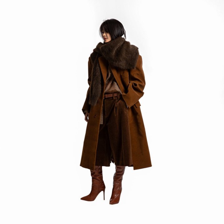 Paper Moon - Korean Women Fashion - #momslook - Oversized Hidden Button Single Dobby Coat - 11