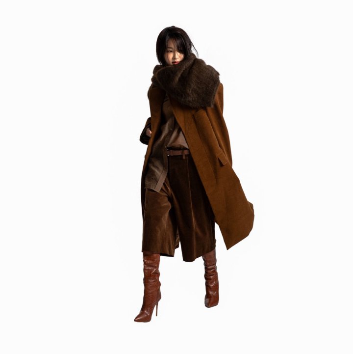 Paper Moon - Korean Women Fashion - #momslook - Oversized Hidden Button Single Dobby Coat - 9