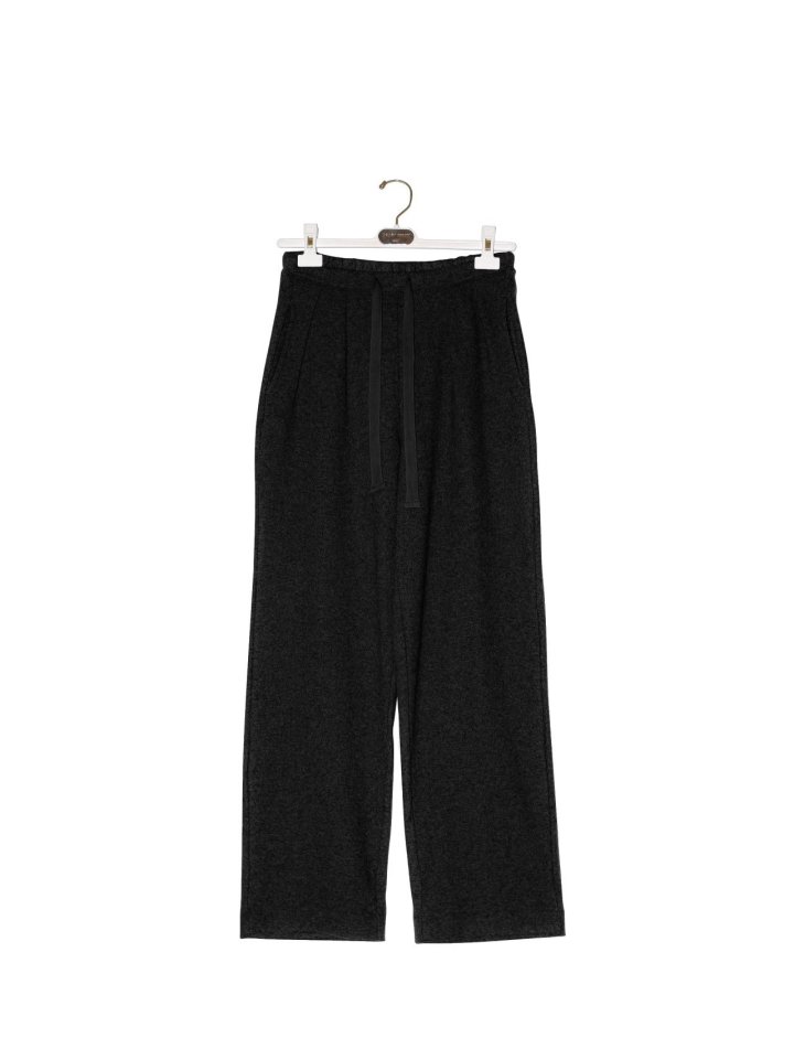 Paper Moon - Korean Women Fashion - #womensfashion - Wool Pintuck Lounge Trousers - 4