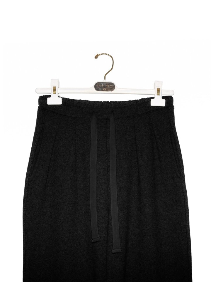 Paper Moon - Korean Women Fashion - #momslook - Wool Pintuck Lounge Trousers - 6